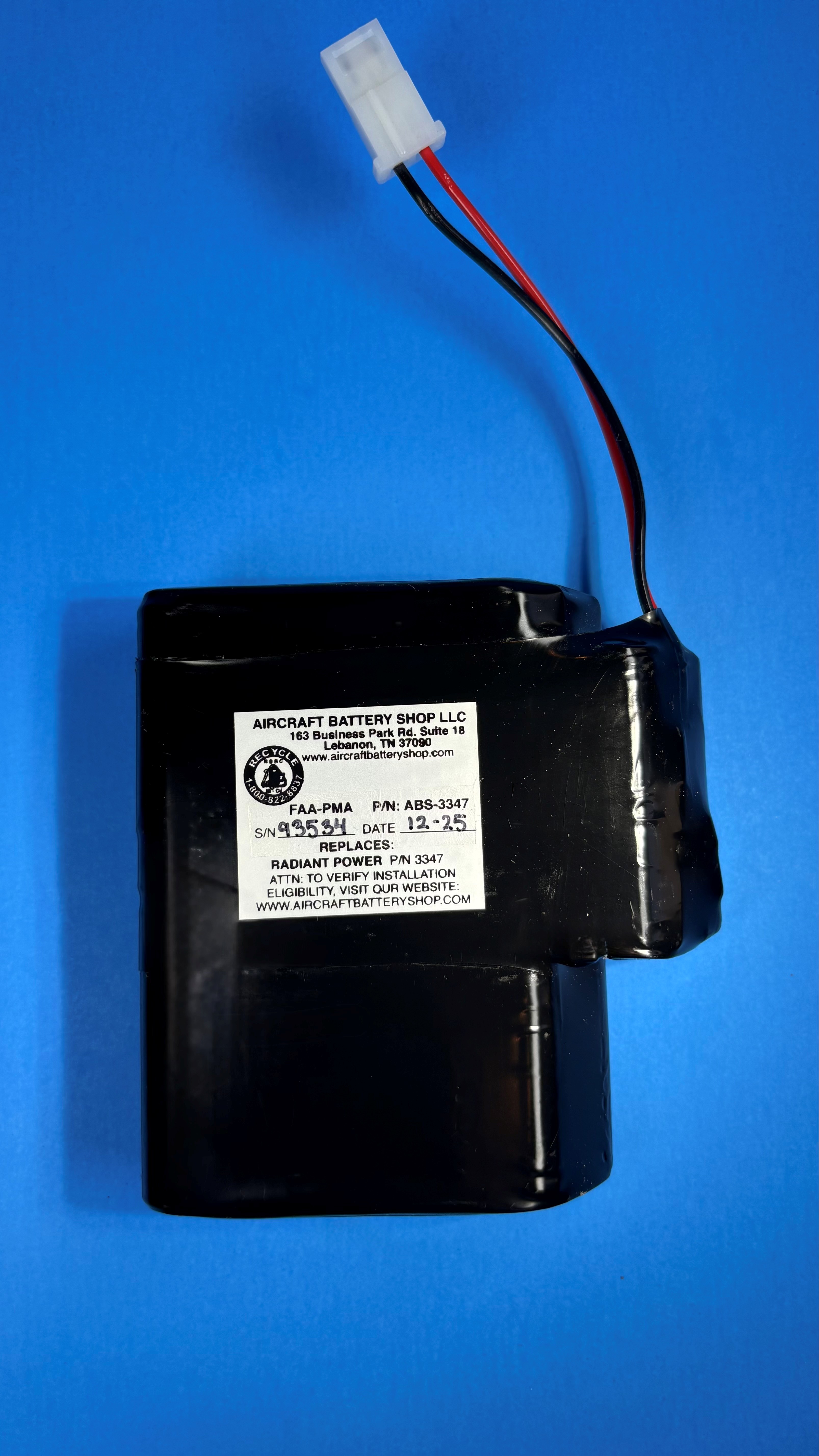 Aircraft Battery Shop - Products